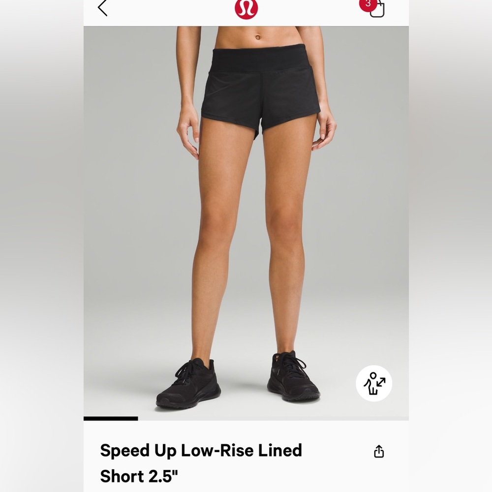 Lululemon Speed Short 2.5”